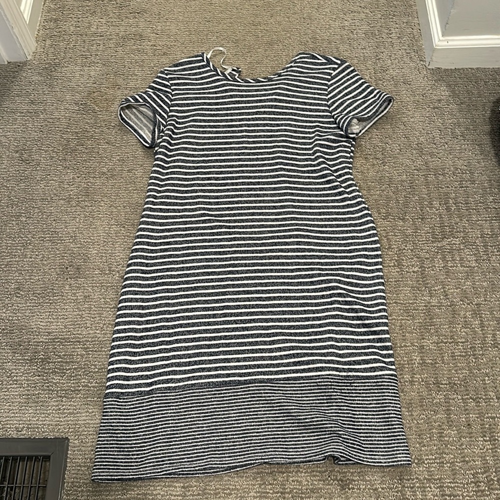 Westport Terry Knit Dress in Medium with Tie Back